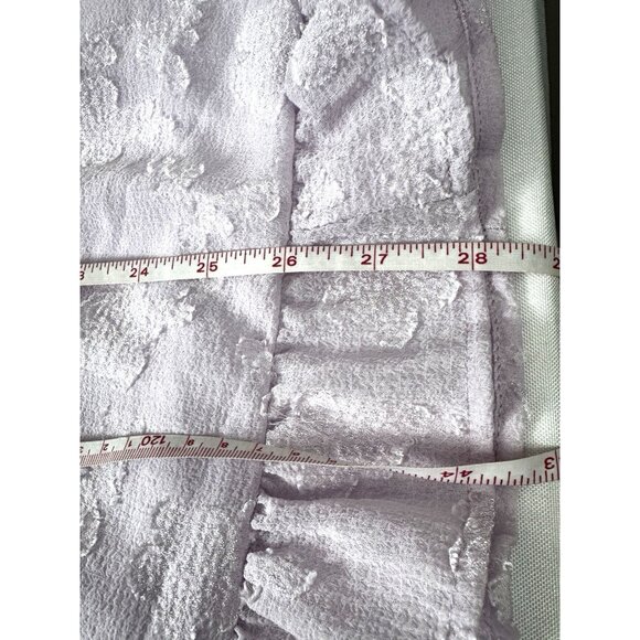 Lilac Lavender L Coquette Corset Babydoll Mini Dress Cottagecore Fairycore NWT - Picture 5 of 9